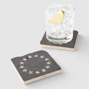 13 Stars Vintage Revolution Stone Coaster