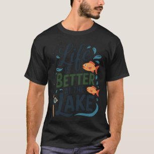 13 Types of Fresh water Fish Gift design Fishing K T-Shirt