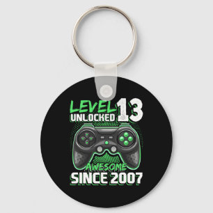 13 Unlocked Awesome 2007 Video Game 13th Birthday Key Ring