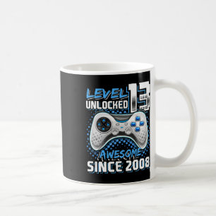 13 Unlocked Awesome 2008 Video Game 13th Birthday Coffee Mug