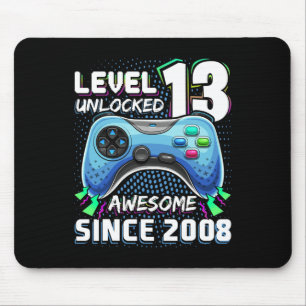 13 Unlocked Awesome 2008 Video Game 13th Birthday  Mouse Pad