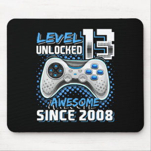 13 Unlocked Awesome 2008 Video Game 13th Birthday Mouse Pad