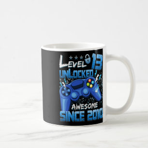 13 Unlocked Awesome 2010 Boy Video Game 13th Birth Coffee Mug