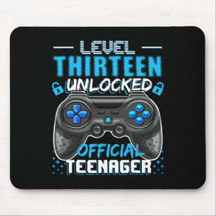 13 Unlocked Official Teenager Video Game 13th Birt Mouse Pad