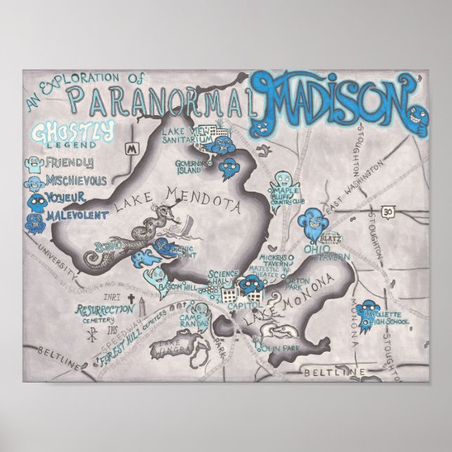 13 x 10 Paranormal Madison Poster (Front)