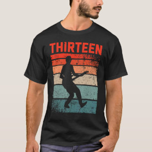 13 Year Old  13th Birthday Boy Guitar Player Guita T-Shirt