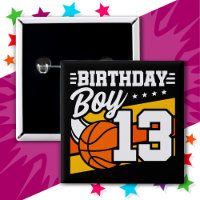 13 Year Old Basketball Party 13th Birthday Boy
