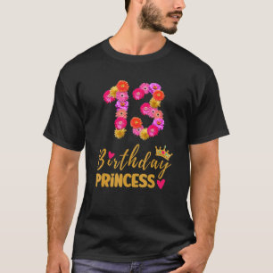 13 Year Old Birthday Princess Flower Its My 13th B T-Shirt