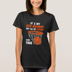 13 Year Old Happy 13th Birthday Sketll 13th Birthd T-Shirt