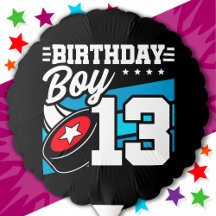 13 Year Old Hockey Party Theme 13th Birthday Boy