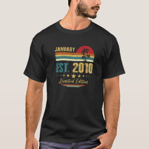 13 Year Old January 2010 13th Birthday T-Shirt