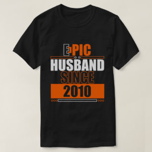 13 Year Wedding Anniversary for Him Epic Husband T-Shirt