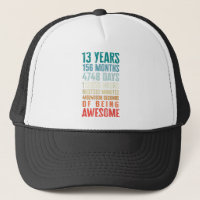 13 Years 156 Months Of Being Awesome 13th Birthday