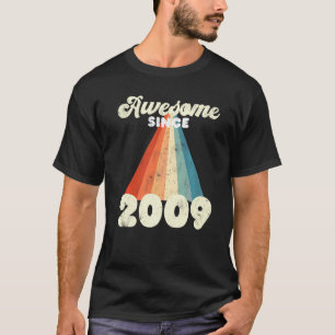 13 Years Old Awesome Since 2009 13th Birthday Boys T-Shirt