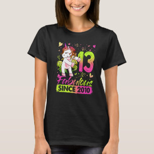 13 Years Old Flossing Unicorn Gifts 13th Birthday  T-Shirt