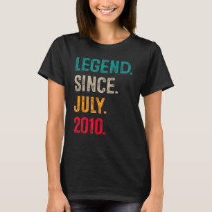 13 Years Old Gifts 13th Birthday Boys Legend Since T-Shirt