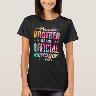 13 Years Old Proud Brother Official Teenager 13th  T-Shirt
