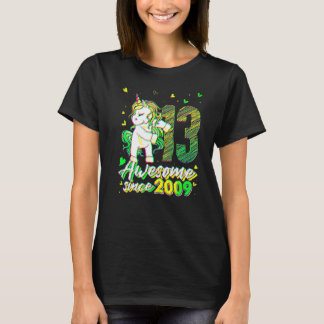 13 Years Old Unicorn Flossing 13th Birthday Unicor T-Shirt
