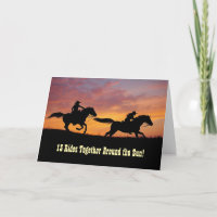 13th Anniversary Cute and Fun Horseback Riding