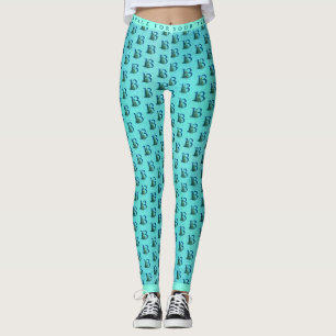 13th Anniversary Peacock Feathers Leggings