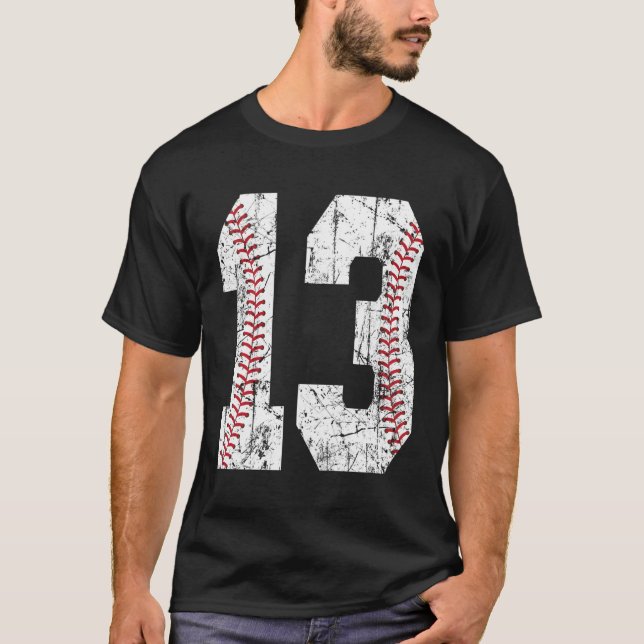 13Th Baseball 13 Thirn T-Shirt (Front)