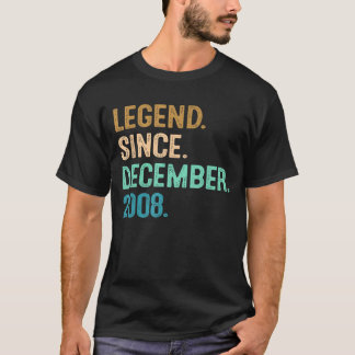 13th Birthday 13 Year Old Legend Since December 20 T-Shirt