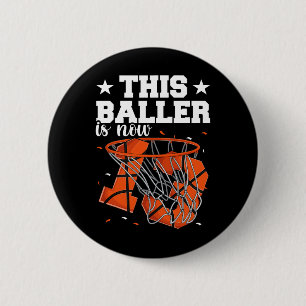 13th Birthday Basketball  Boys 6 Cm Round Badge