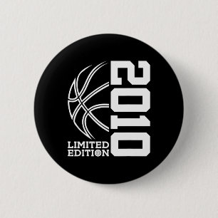 13th Birthday Basketball Limited Edition 2010  6 Cm Round Badge