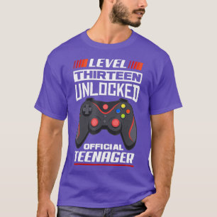 13th birthday boy teenager birthday gamer gaming T-Shirt