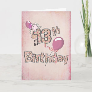 13th Birthday Card