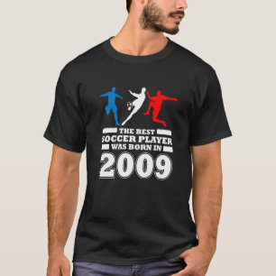 13th birthday football 13 years old soccer player  T-Shirt