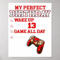 13th Birthday Gamer For Boys Perfect Gaming 13 Yea