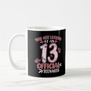 13th Birthday Gift 13 Year Old Official Teenager B Coffee Mug