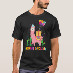 13th Birthday Girl Teens FUnny Llama Lover 13 Year T-Shirt