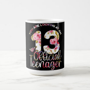 13th Birthday Girls 13 Years Teen Teenager Coffee Mug