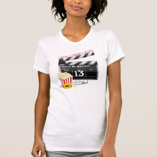 13th Birthday Movie Party T-Shirt