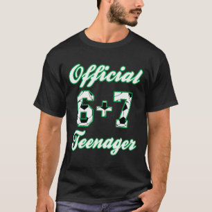 13th Birthday Official Teenager Funny Soccer 6+7 M T-Shirt