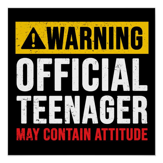 13th Birthday Official Teenager Poster (Front)