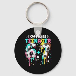 13th Birthday Official Teenager Six Seven 6+7 Boys Key Ring