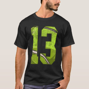 13th Birthday Party Thirteen 13 Years Tennis Bday T-Shirt