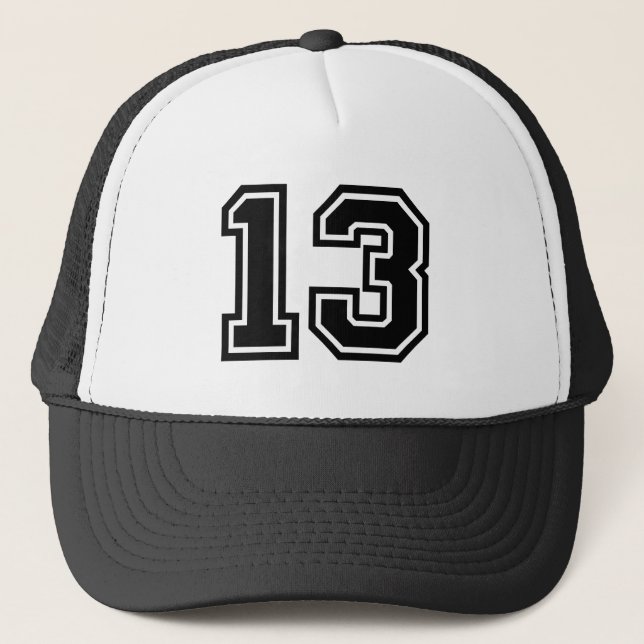 13th Birthday Party Trucker Hat (Front)