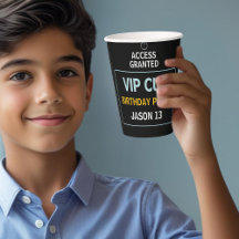 13th Birthday Party, VIP Pass, Level 13, Boys 