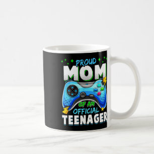13th Birthday Proud Mum Official Teenager Video Ga Coffee Mug