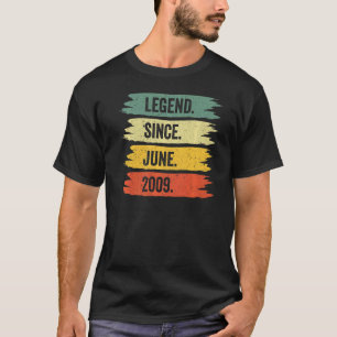 13th Birthday Retro Vintage Legends Were Born In J T-Shirt