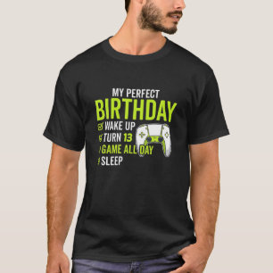13Th Birthday S For Boys 13 Years Old Funny Video T-Shirt