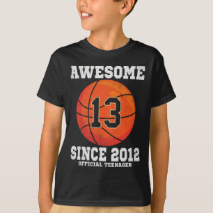 13th Birthday Sketll Fan 13 Years Old Official Tee