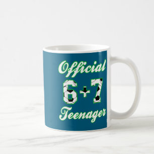 13th Birthday Teenager Funny Soccer 6+7 Meme Coffee Mug