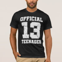 13th Birthday Thirteen Years Old Official Teenager