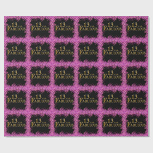 13th Birthday Wrapping Paper
