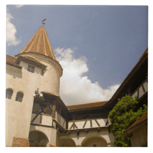 13th Century Bran Castle (Draculas' Castle), Ceramic Tile